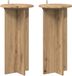 vidaXL Plantenstandaard 2 st artisanaal eiken 29,5 x 29,5 x 60 cm