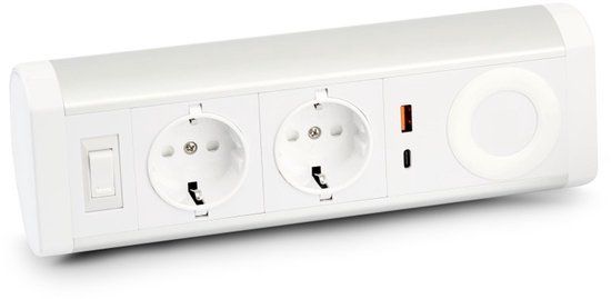Urban Factory POWEE Desk - Stroomstrip - Wit