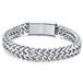 LGT JWLS Heren armband edelstaal Zilverkleurig Mesh 8mm-18cm