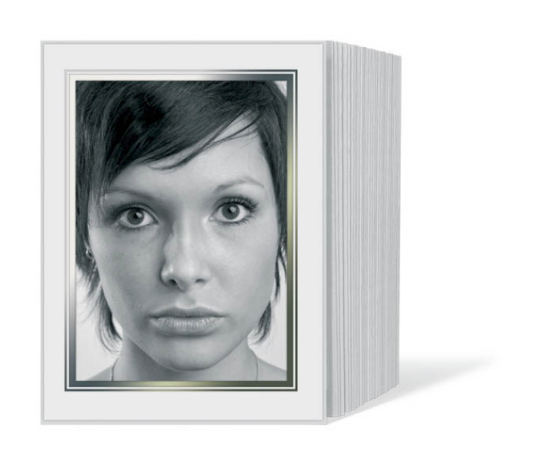 Daiber 20110 Fotolijst - wit, zilver - 13x18 cm