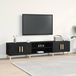 Prolenta Maison Exclusive - TV-meubels, 180 x 31,5 x 40 cm, zwart, eikenlook