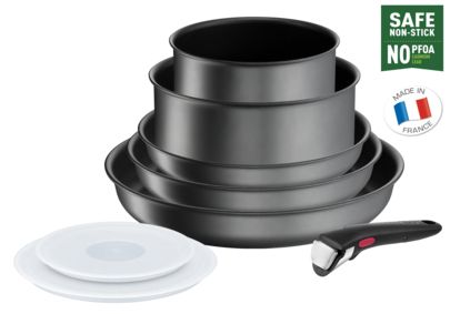 Tefal Ingenio L7619202 Pannenset - 8-delig - Grijs