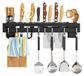 Icecat Support mural Porte-couteaux, Multifonctionnel et Inoxydable