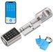 Serrure électronique, code PIN, Bluetooth, 3 cartes RFID, protection IP44