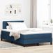 Maison Exclusive - Boxspring avec matelas et tête de lit, bleu, 120 x 200 cm, textile