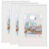 Walther Design KV030W3 New Lifestyle - Fotolijst - 20x30 cm - Wit - 3 stuks