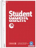 Brunnen 106783201 Notitieblok/collegeblok geruit A4 Student (80 vellen, Recycling Engel)