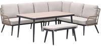 Garden Impressions Kalibo lounge dining set 6-delig R - desert sand