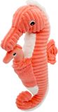 Les Ptipotos Papadou The Seahorse Knuffel - Coral