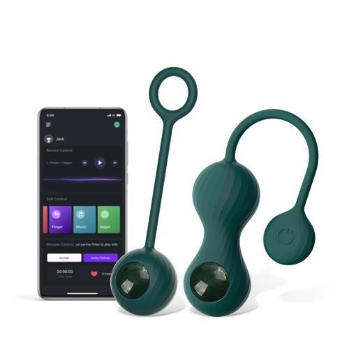 MAGIC MOTION Crystal Duo Smart - Bekkenbodem trainer - Groen - Met App