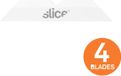 Slice 10408 Keramische reservemesjes, hoeken spits 4 stuk(s)