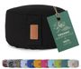 #DoYourYoga - Yoga kussen - »Vishnu« - rond meditatiekussen met bio-organische boekweit schalen vulling - H:15cm, diam.30cm - zwart