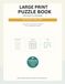 Large Print Puzzle Book for Adults & Seniors: Word Searches, Sudoku & Mazes for Relaxation, Fun and Brain Exercise