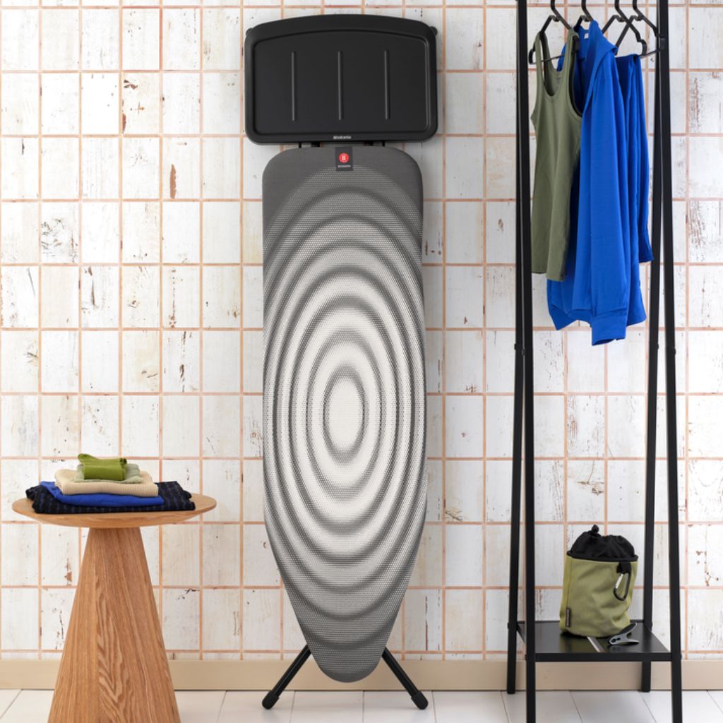 Brabantia Strijkplank B - voor Stoomgenerator - 124 x 38 cm - Titan Oval