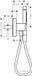 Hansgrohe AXOR Starck ShowerCollection Porter unit 12 x 12, roestvrij staal