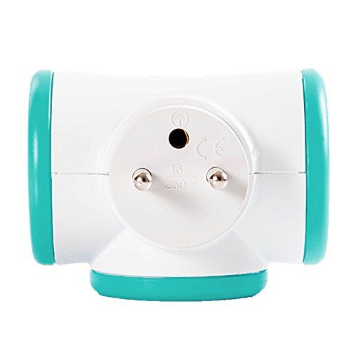 Watt&Co MPF3C Drievoudig stopcontact - Meerkleurig