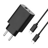 levitantes Turbo-snellader, 50 W, dual USB-C, snel opladen voor mobiele apparaten en elektronische accessoires.