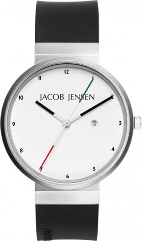 Jacob Jensen 703 horloge heren - zwart - edelstaal