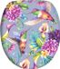 Duroplast lunette de WC Botanic multicolore bois