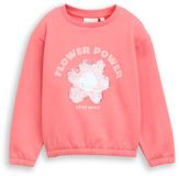 Tom Tailor Cropped sweatshirt met omkeerbare pailletten - Maat 92/98 - pink dream
