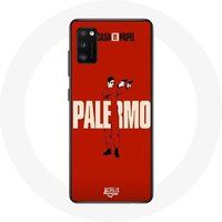 Maniacase Etui voor Samsung Galaxy S20 plus La casa de papel Palermo tekening