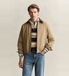 GANT Beige Harrington-jack van moleskin