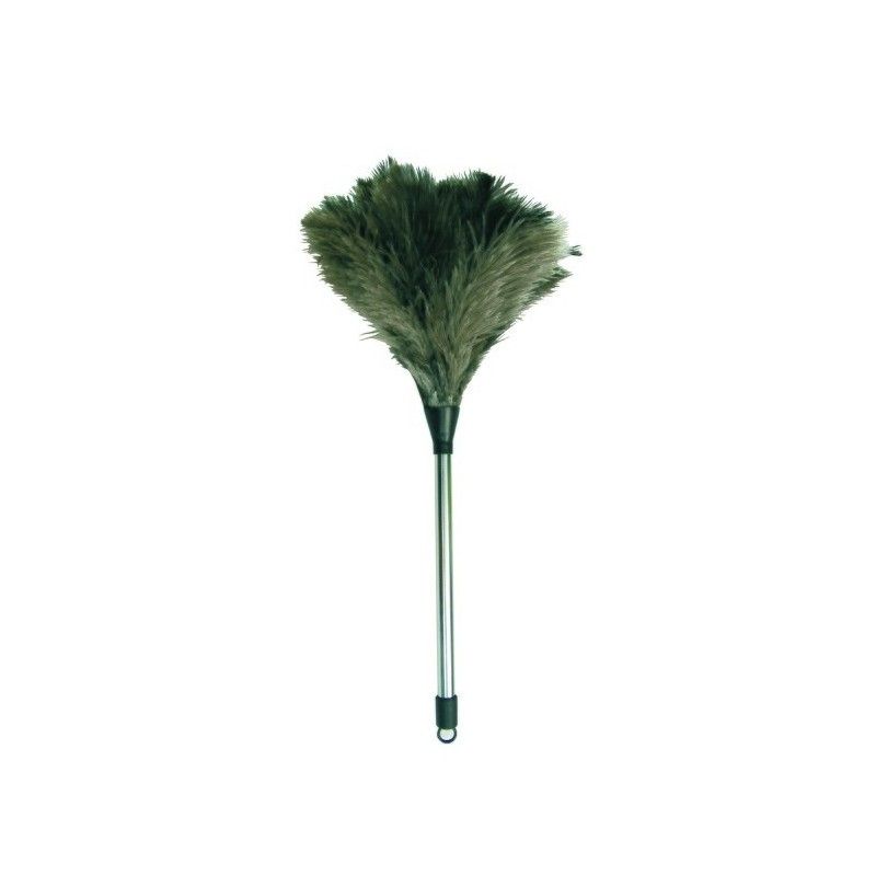MSV Feather Duster - Green & Stainless Steel - 49cm