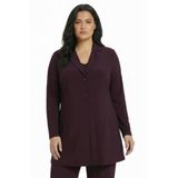 YOEK Plus Size blazer - paars