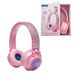 Lexibook HPBT015PK Bluetooth opvouwbare lichtgevende hoofdtelefoon, 3D roze strass design met volumebegrenzing, roze