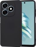 Techsuit Hoesje geschikt voor Tecno Spark 20 - Soft Flex Silicone Back Cover - Zwart