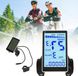 écran LCD pour scooters électriques, compteur de vitesse de vélo, écran ABS, panneau de commande avec connecteur étanche à 6 broches pour 24V, 36V, 48V et 60V