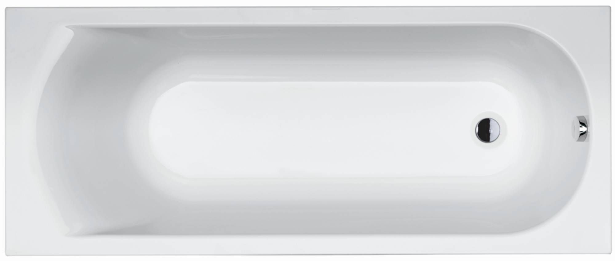 RIHO Miami bad - acryl - rechthoekig - wit - 150x70cm