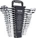 VEVOR Ratelsleutelset 16-Delig Metrisch 8-24mm Staal