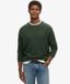 Superdry Herren Pullover Rundhals Slim Fit Grün - Größe: Xxxl