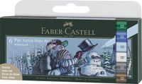 Faber-Castell Pitt Artist Pen Brushpen - 6-delig - Winter