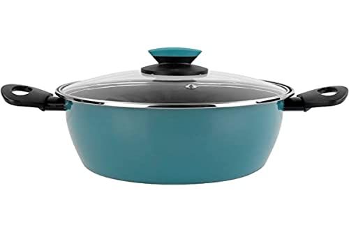 MAGEFESA Faitout Dolomiti 20cm - Acier Émaillé Antiadhésif Induction