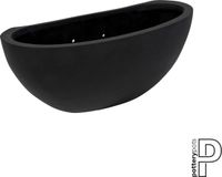 PotteryPots Dorant Hangpot Zwart L - 43 x 17.5 x 16.5 cm