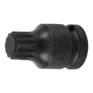 BGS Kracht dopsleutelbit - 12,5 mm (1/2") - Veeltand M16 - 1 stuk