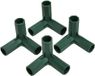 Set de 4 roues robustes en nylon pour meubles, table de travail, chariot de transport, établi, garage