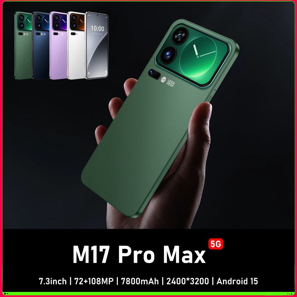 CHOTOG M17 Pro Max Smartphone 5G 7.3HD Dual Sim Kaart 22G+2TB Android Smart Mobiele Telefoon Ontgrendeld 8000mAh