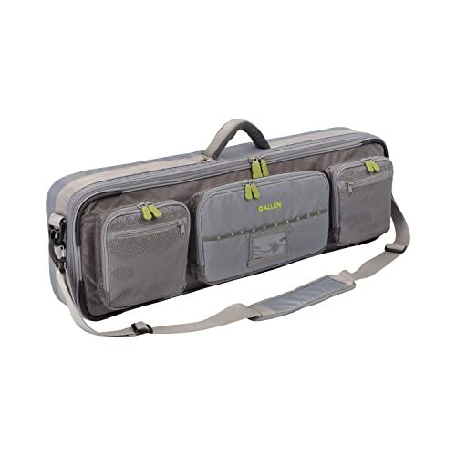 Allen Company Cottonwood Fly Rod & Gear Case - Holds up to 4 Rods - Olive/Gray/Lime