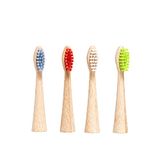A Good Bamboe opzetborstels Sensitive (4-pack) voor Oral-B - meerkleurig