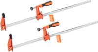 VEVOR 2 X Stangklemmen Houtbewerking 60,96 cm Gietijzeren Afsluitbare F-Klem