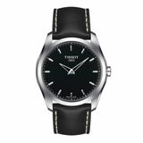 Tissot Couturier T0354461605102 Horloge - Leer - Zwart - Ø 38 mm
