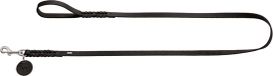 Hunter Looplijn Solid Education Zwart - Hondenriem - 150x1.6 cm