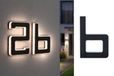Paulmann Letter B - Buitenlamp - Zwart