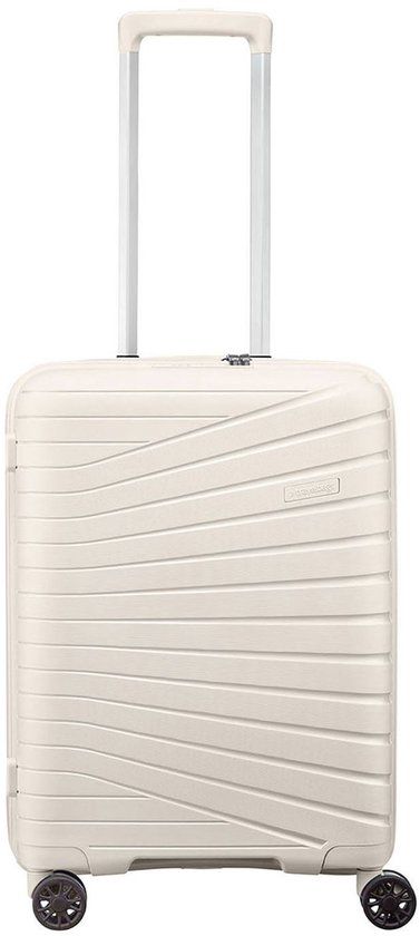 Travelbags The Vibe 4-wiel Handbagage Trolley 55 cm - 38 liter - 55x40x20 cm - wit
