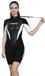 ALTUM CRESSI ALTUM DAMES 3MM SHORTY WETSUIT ZWART/WIT/AQUAMARINE L/4