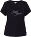 JOOP! Jeans Pyjamaoberteil Glamour Zwart Korte Mouw Modal Elastaan Effen Dames XL