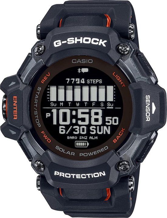 Polshorloge Casio G-Shock GBD-H2000-1AER Horloge - Kunststof - Zwart